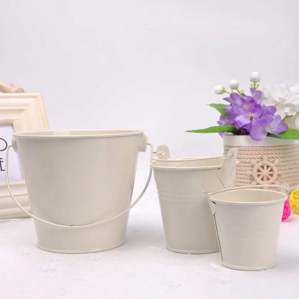 Petit pot de fleur décoratif | Nouveauté 2025 Beige / S 2PCS