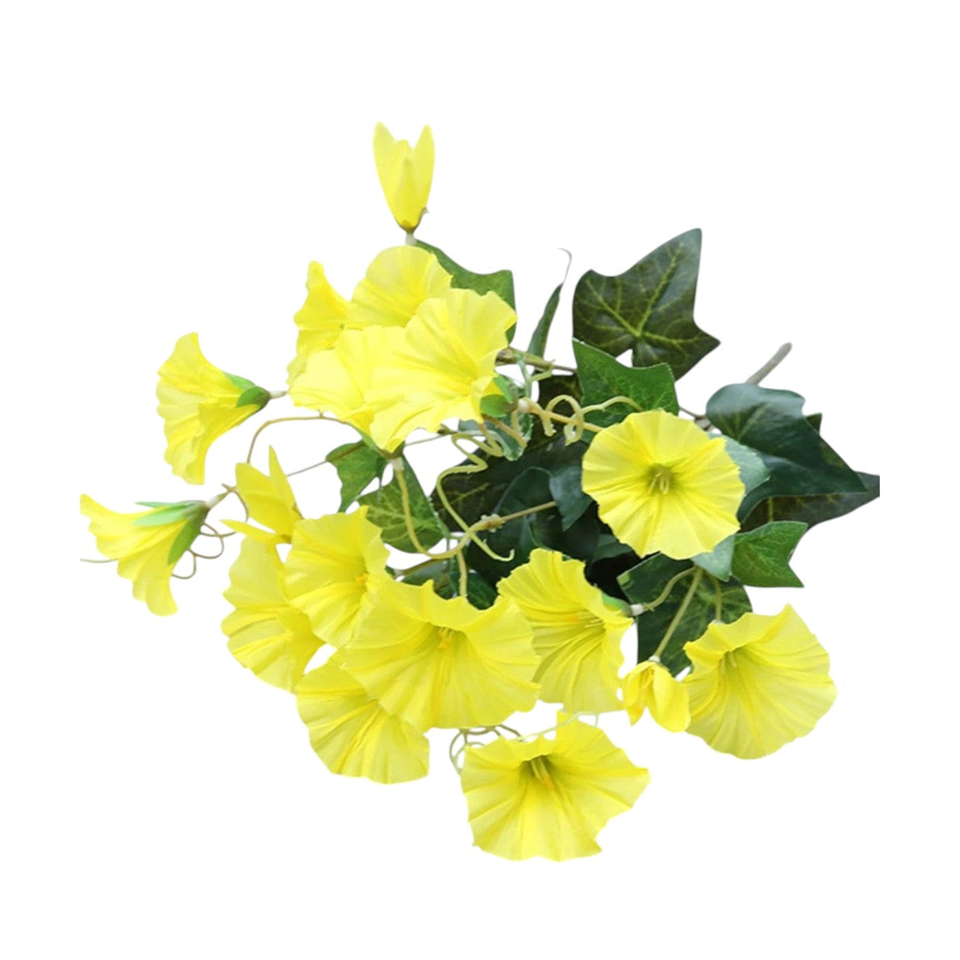 Plante artificielle fleurie | Imitation Pétunia Jaune