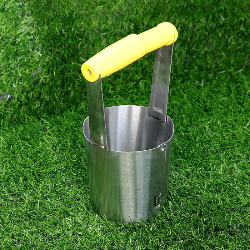 Thickened stainless steel seedling transplanter digging hole sowing seedling tool planting vegetable gardening hole shovel