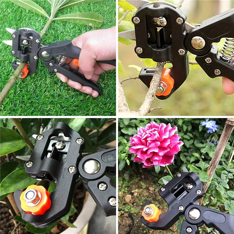 Grafting Pruner Garden Grafting Tool Professional Branch Cutter Secateur Pruning Plant Shears Boxes Fruit Tree Grafting Scissor