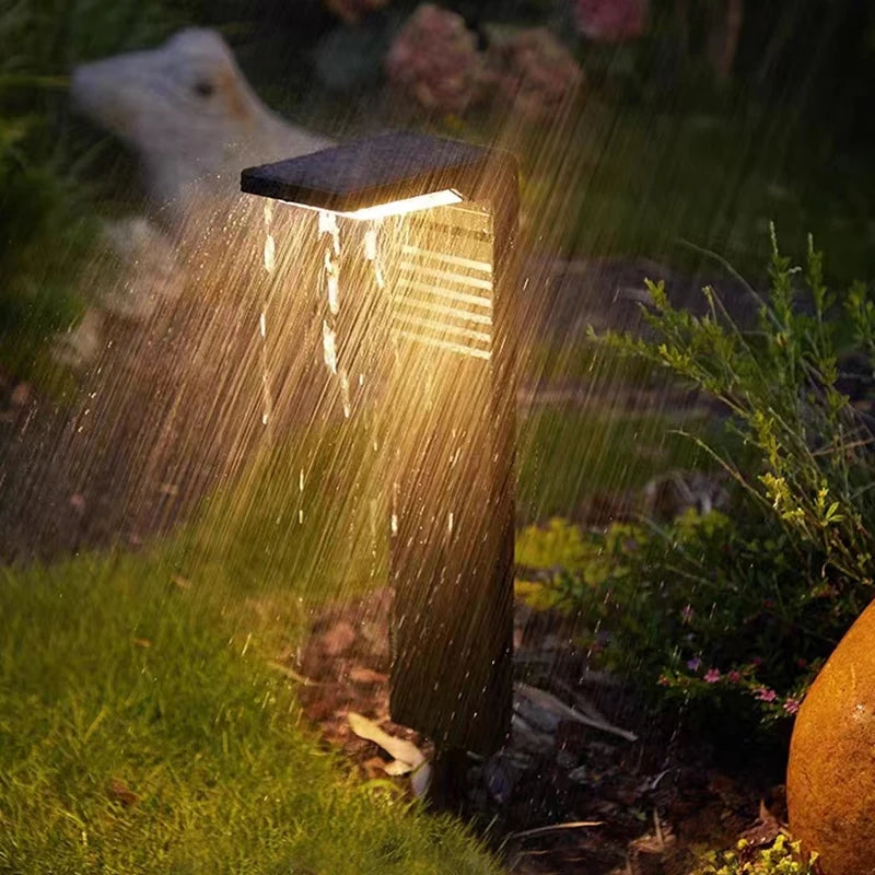 Garden Lights Outdoor Decoration Lawn Lamp Waterproof LED for Yard Pathway Landscape Bollard Solar Power Lighting