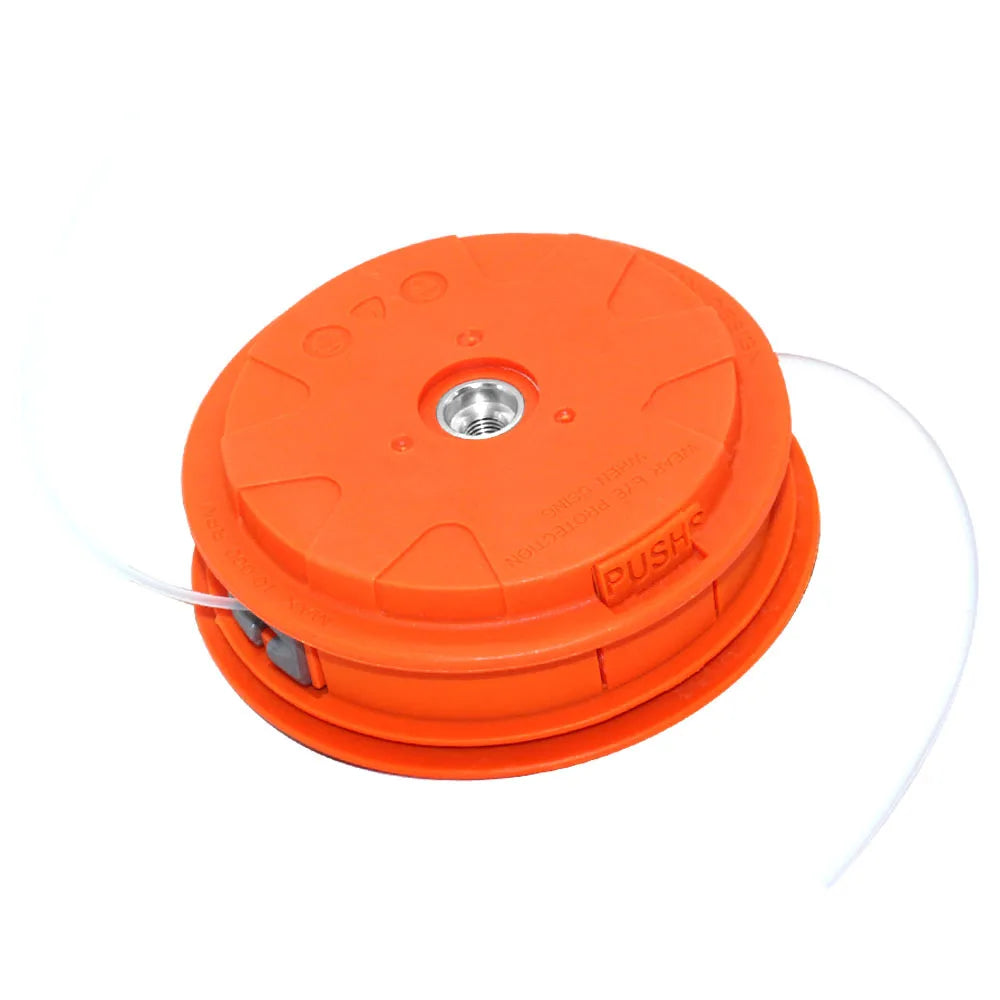 Universal M10 Aluminum Nylon Brush Mower Bump Spool Grass Trimmer 2 Lines Cutter Head Thread Line String Saw Strimmer Garden