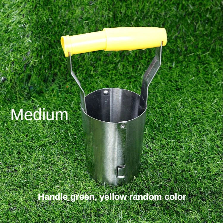 Thickened stainless steel seedling transplanter digging hole sowing seedling tool planting vegetable gardening hole shovel