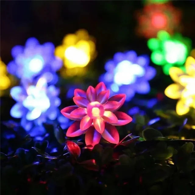 Water droplets Solar String Lights led Waterproof Outdoor Decoration garland Fariy Lights Christmas Wedding party Garden