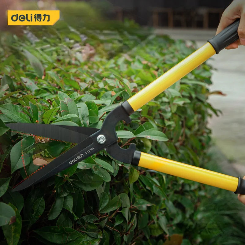 Deli Garden Tools Gardening Scissors Flower Pruner Garden Shears Lawn Special Hedge Shears Pruning Branches for Plant Cutter