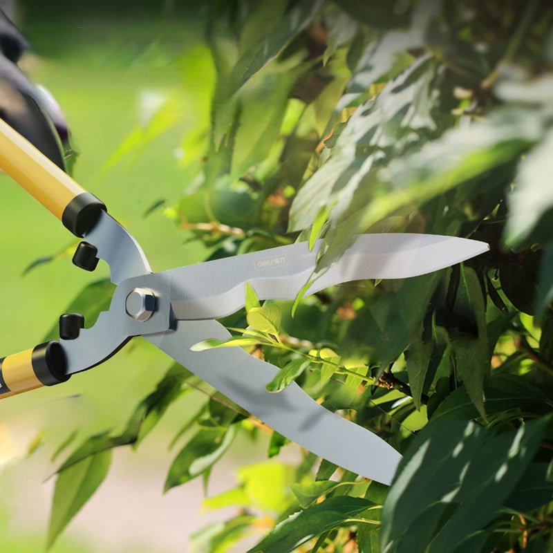 Deli Garden Tools Gardening Scissors Flower Pruner Garden Shears Lawn Special Hedge Shears Pruning Branches for Plant Cutter