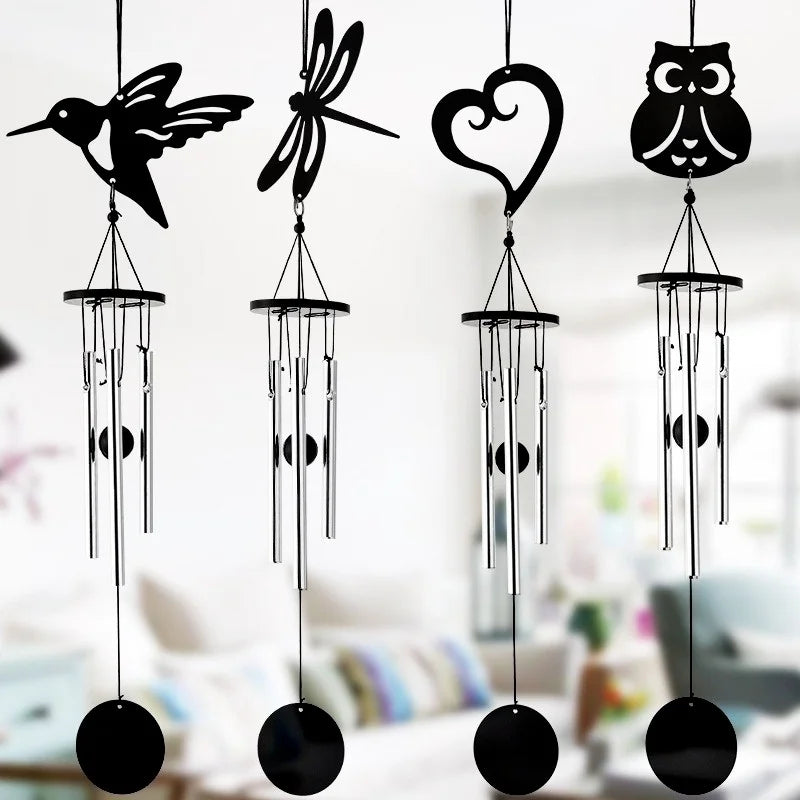 Handmade Multi-pipe Music Wind Chimes Metal Crafts Creative Gift Home Decoration Pendant