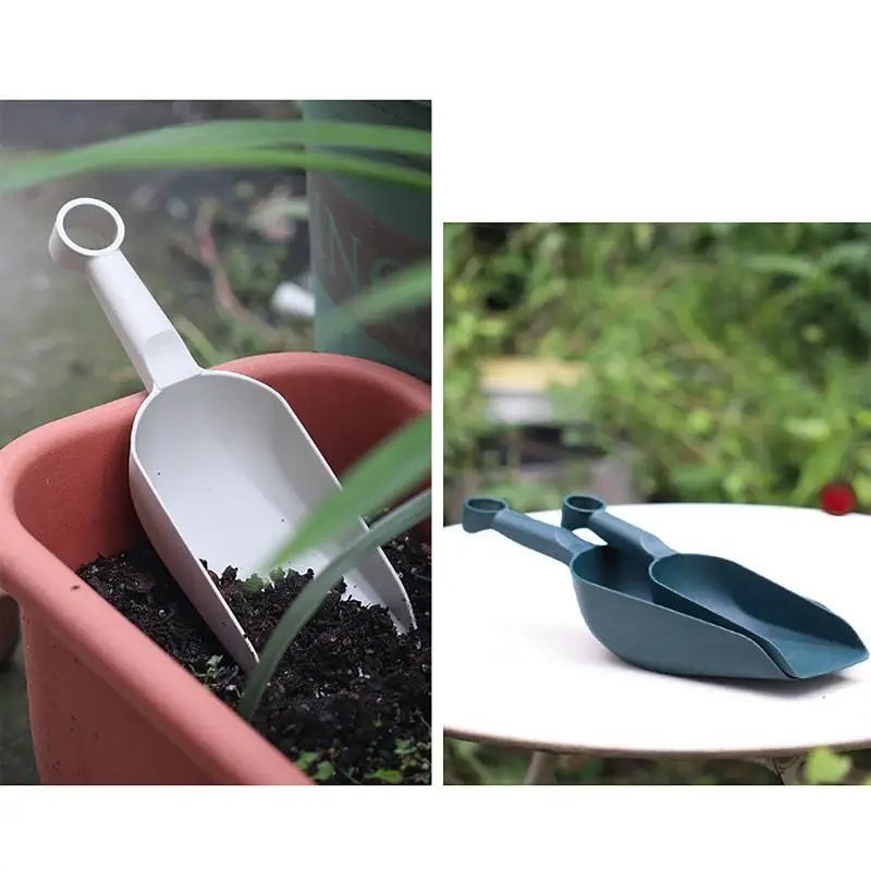 Potting Soil Scoop Portable Cat Litter Shovel Thickened Soil Transplant Scoop Garden Trowel Potting Soil Scoop gareden Tool