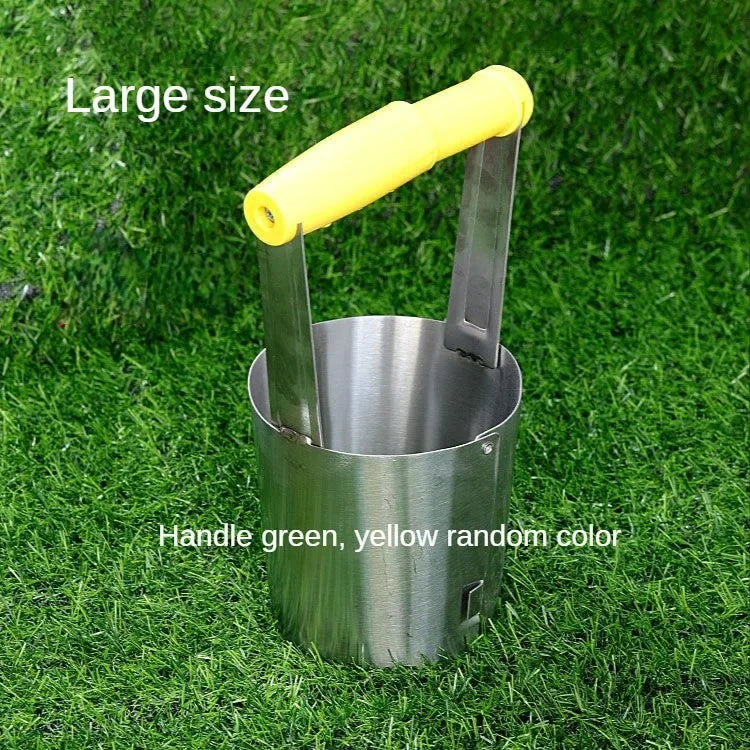 Thickened stainless steel seedling tableware digging hole sowing seedling tool planting Vegetable Garden shovel seed to plant