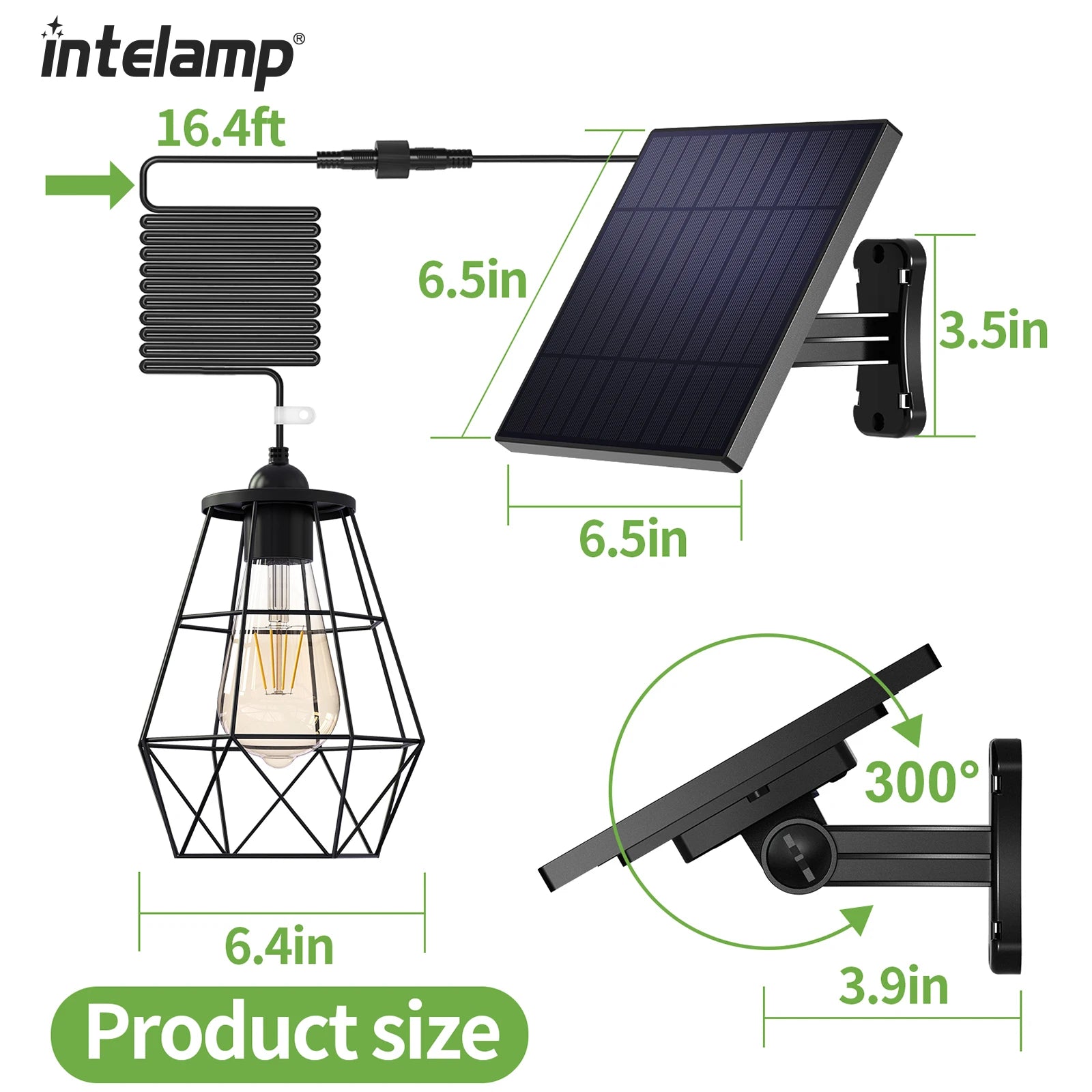 Solar Pendant Lights Indoor and Outdoor Super Bright IP65 Waterproof Solar Shed Lights for Bedroom Living Room Garden Patio