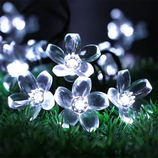 Water droplets Solar String Lights led Waterproof Outdoor Decoration garland Fariy Lights Christmas Wedding party Garden