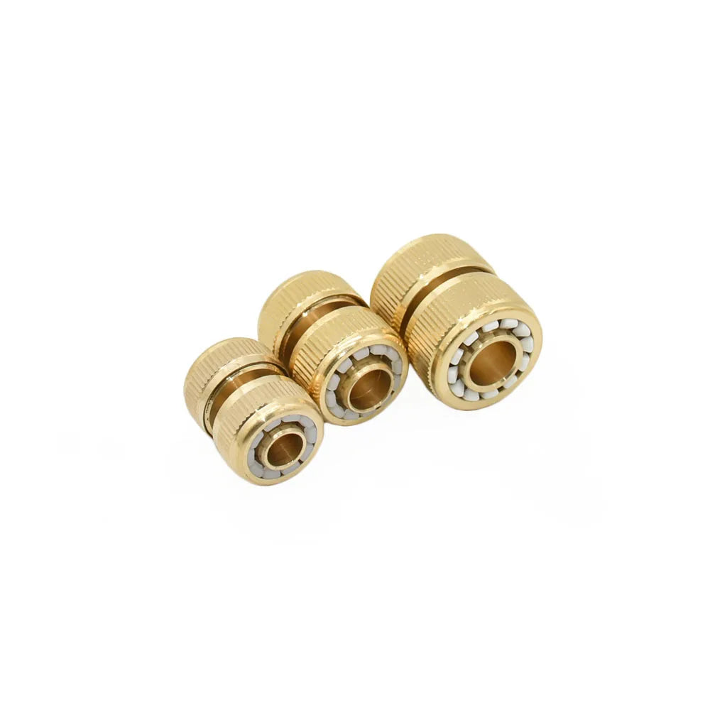 1/2'' 3/4'' 5/8" 1'' Brass Tap Quick Connecter 16mm 20mm Copper Hose Coupling Adapter Garden Watering Gun Water Stop Fittings