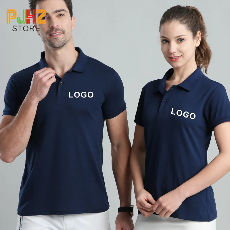 Summer Casual Polo Shirt Cheap Breathable Customized Polo Personal Company Group Custom Logo Print Embroidery Work Polo shirts