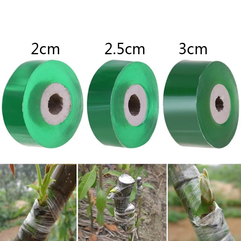 100 Meters 2/2.5/3CM Grafting Tape Stretchable Self Adhesive Grafting Film Special Fruit Tree Grafting Tool Garden Bind Tape