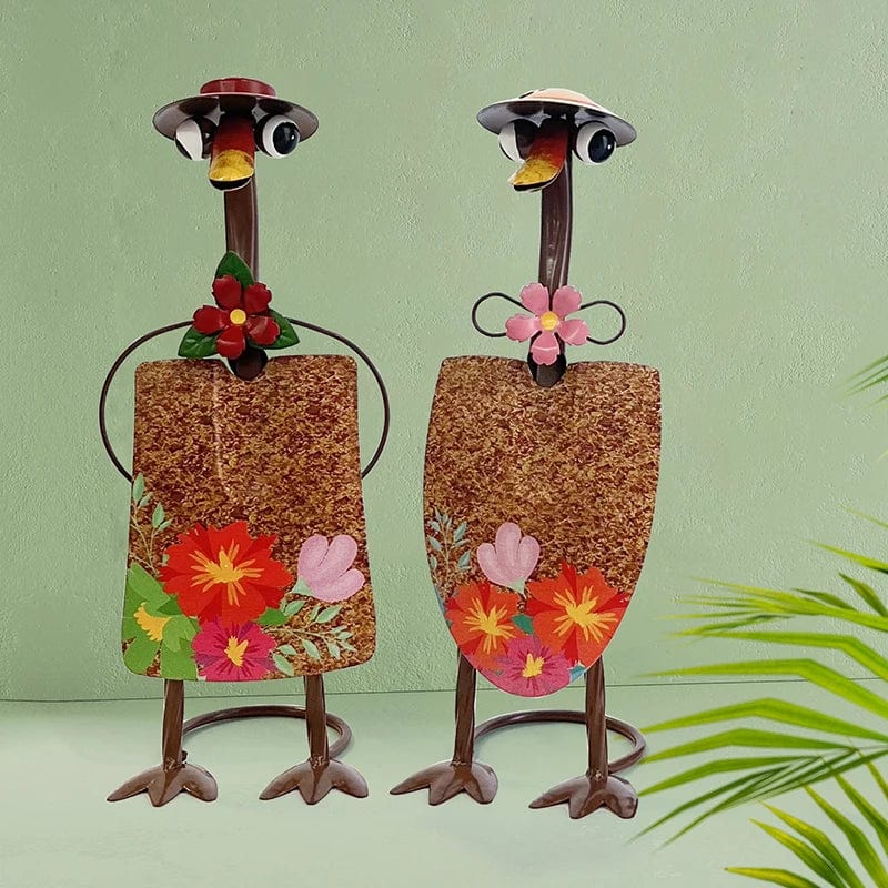 Animaux décoration de jardin ( lot de 2 )