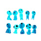 Décoration lumineuse extérieur | Lot de 10 figurines 10pcs bleu