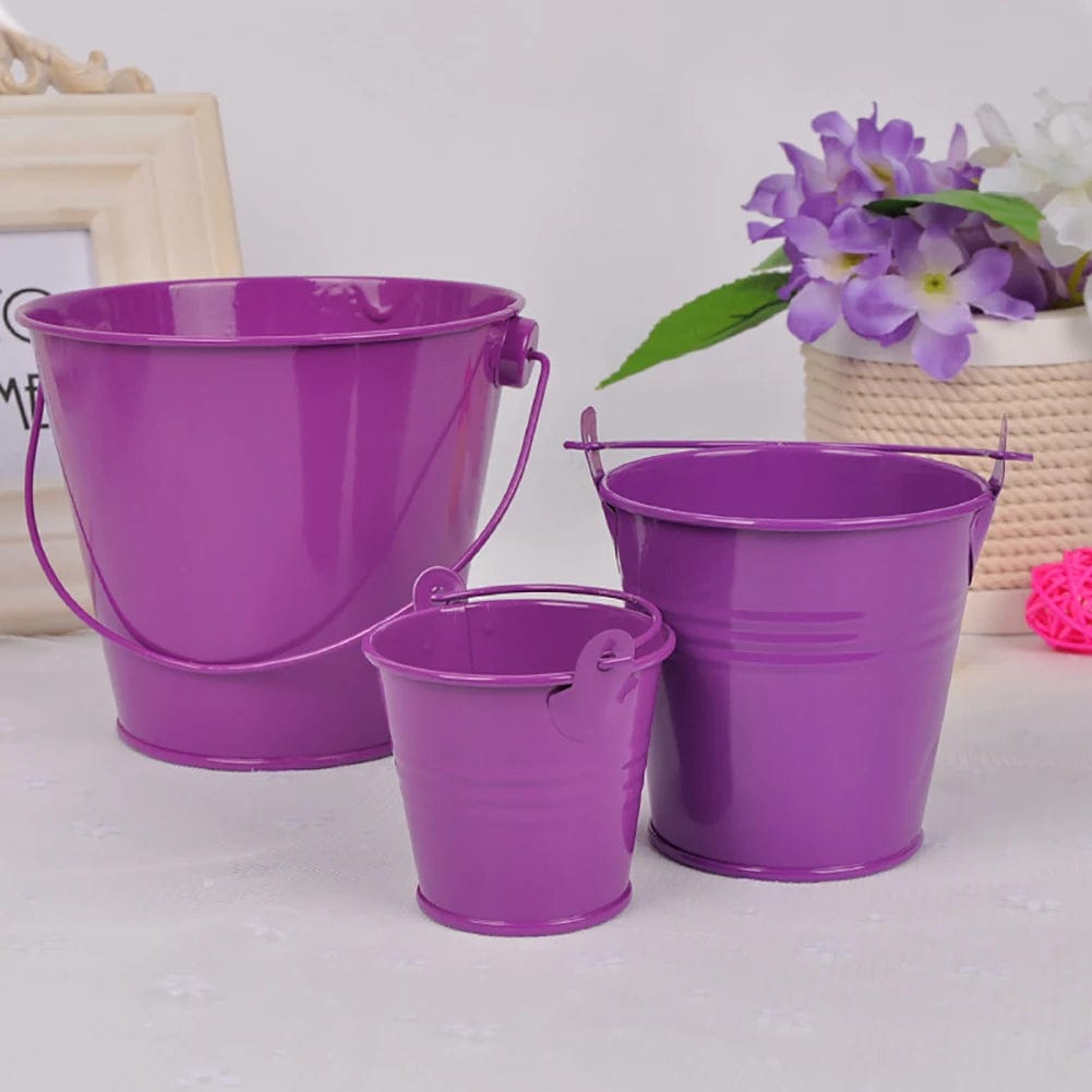 Petit pot de fleur décoratif | Nouveauté 2025 Violet / S 2PCS