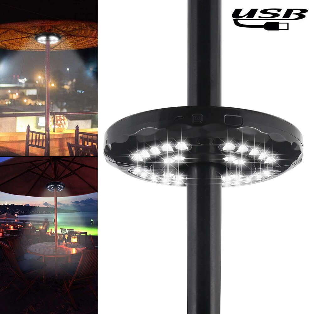 Lampe LED pour parasol