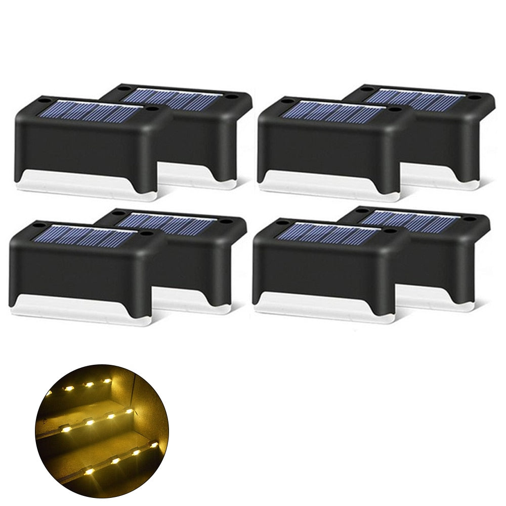 8x Lampe LED solaire pour escaliers - SOLARIS RX8