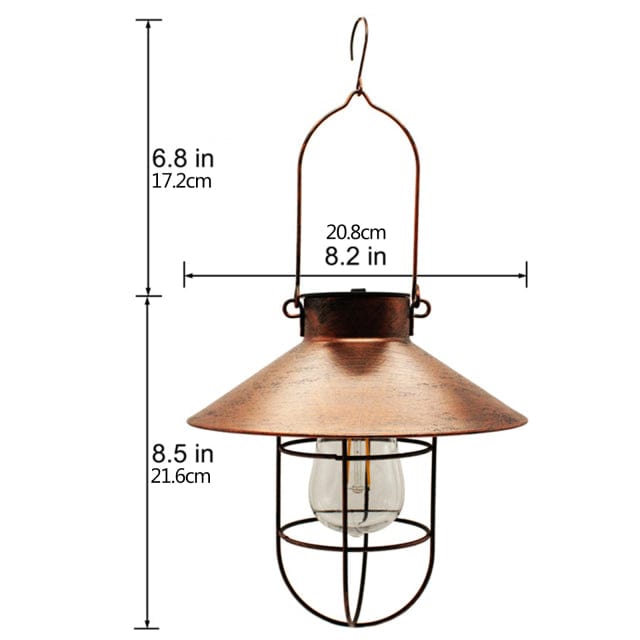 Lanterne Solaire Vintage à Suspendre