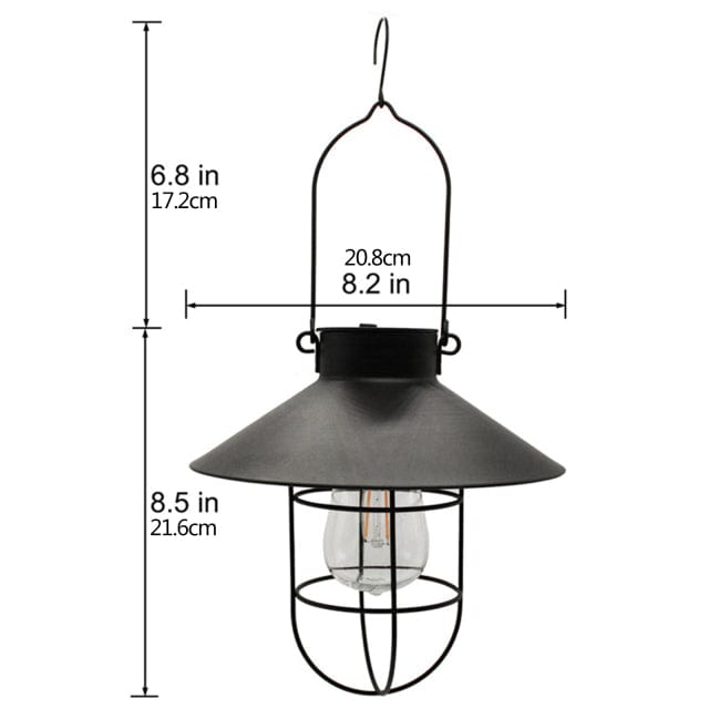 Lanterne Solaire Vintage à Suspendre