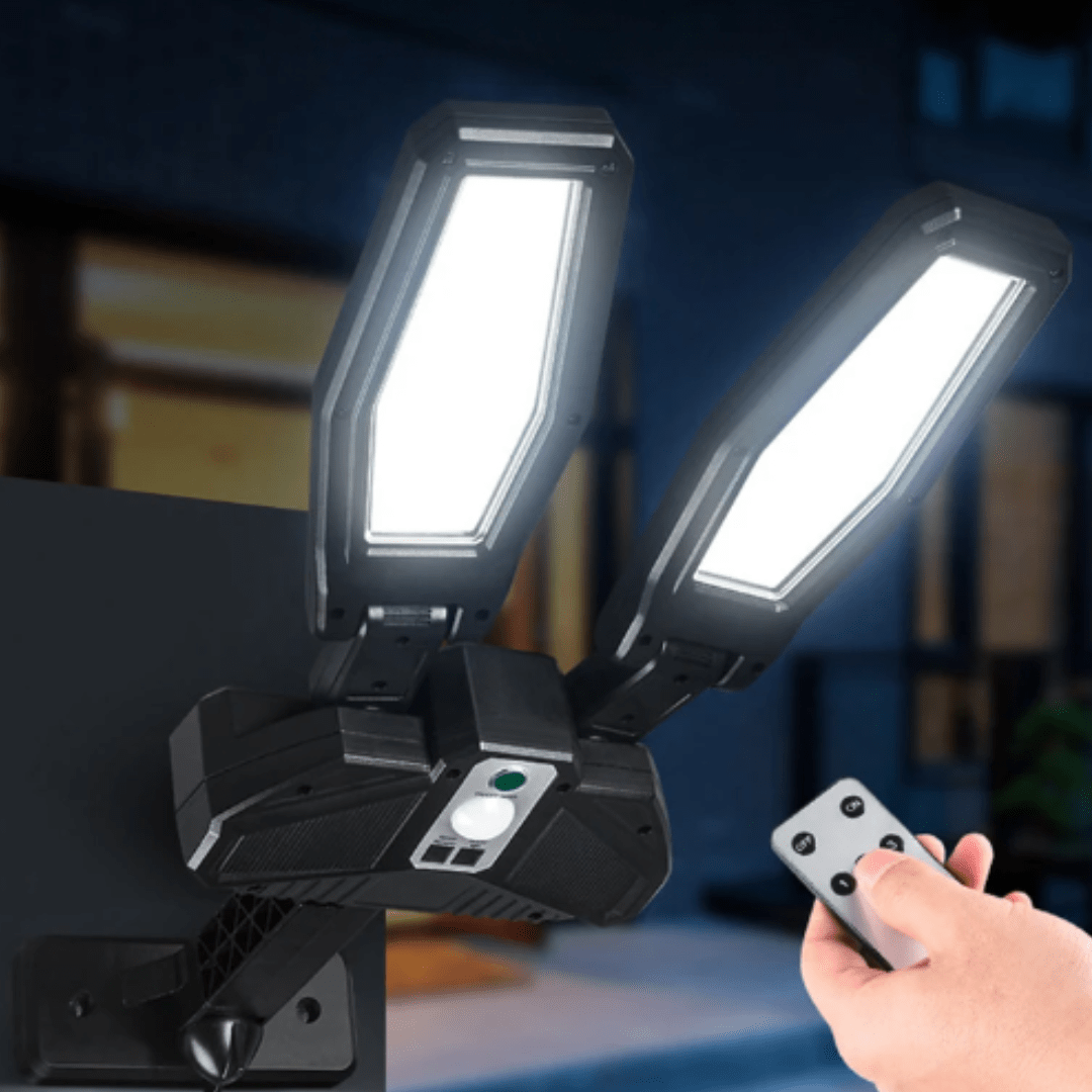 Projecteur Solaire Double LED Sécurisant