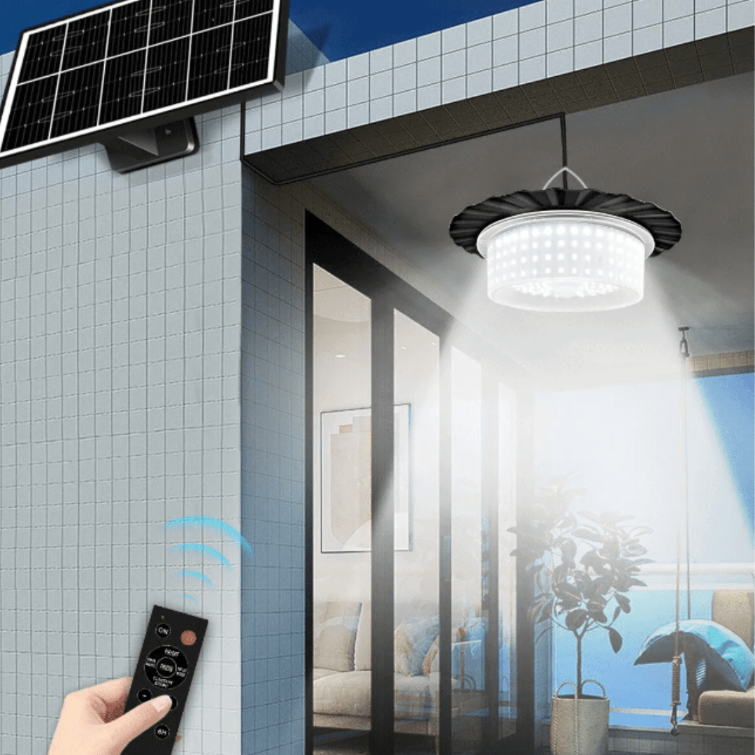 Lampe Solaire Suspendue Ultra-Résistante