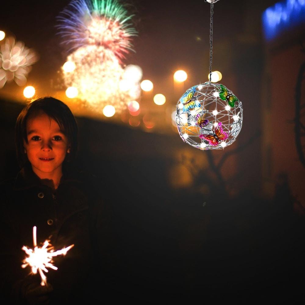 Veilleuse Solaire Papillons Enchantés